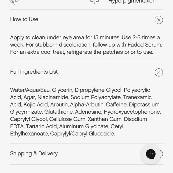 Topicals Faded Under Eye Masks - Picture 8 of 8